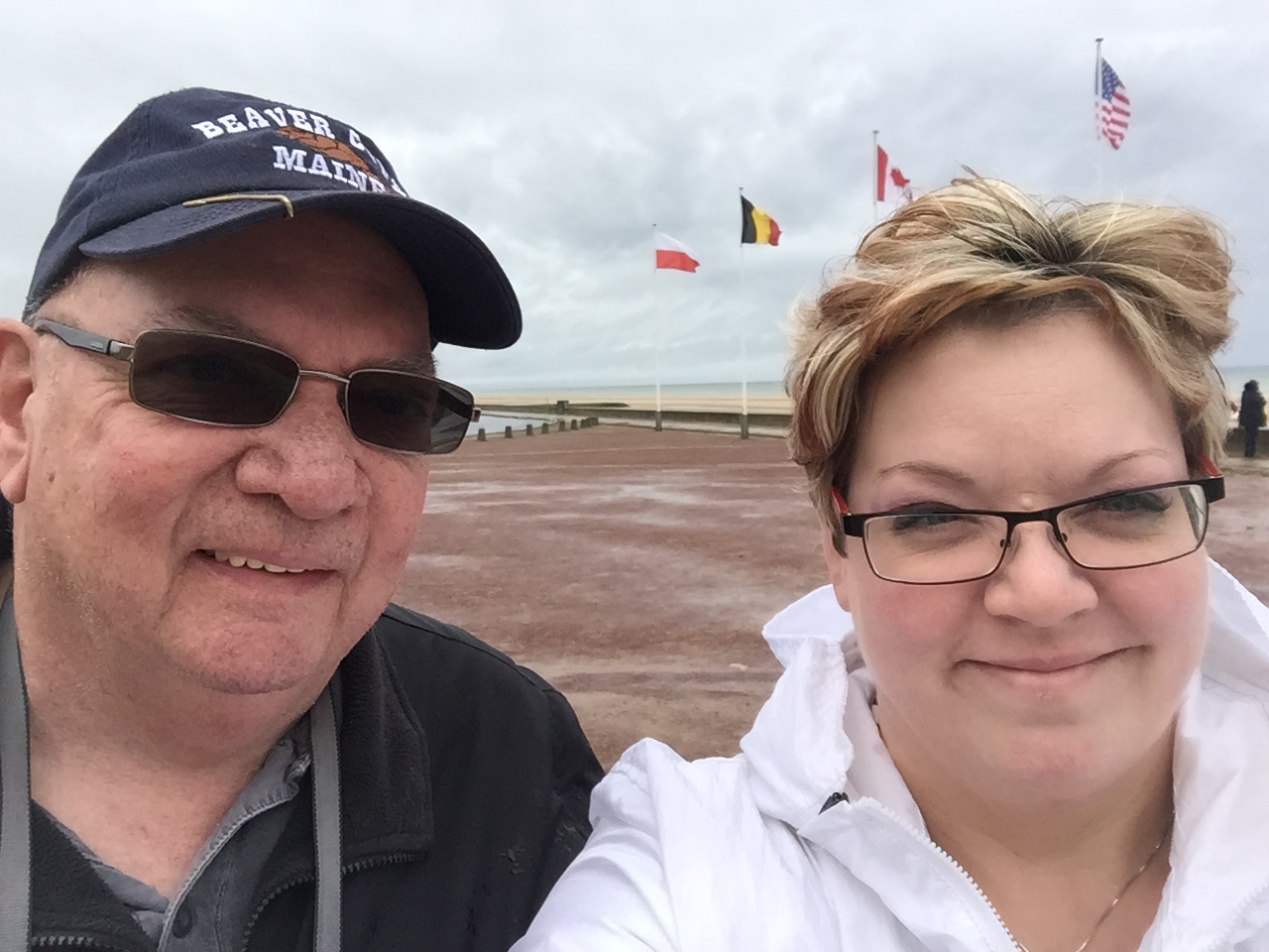 Dad and Tricia in Normandy 2015